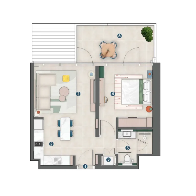1br 618sqft suite 498sqft balcony 120sqft 768x768 1